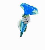 Σακούλα σαντιγύ μπλε 100τεμ.55cm-04-378